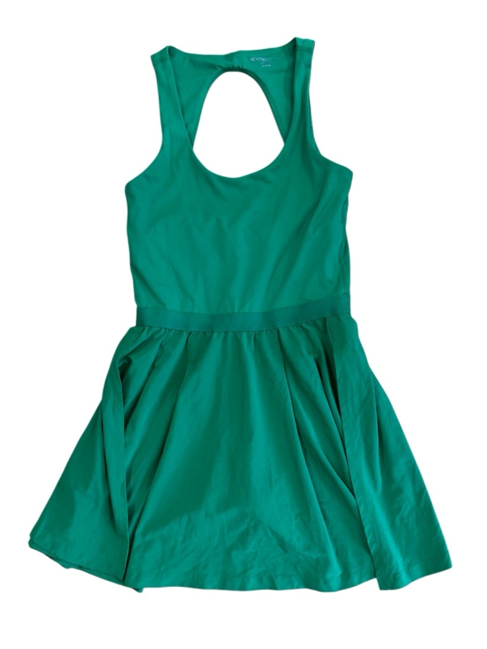 Beyond Yoga Women's Score Pleated Tennis Dress in Home Court Green Size XS - Picture 4 of 10